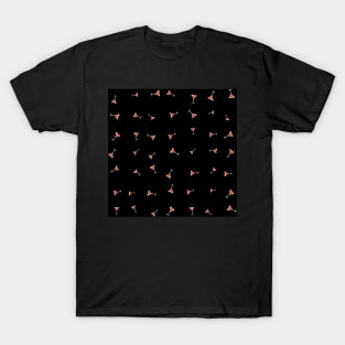 Cosmopolitans on Black T-Shirt